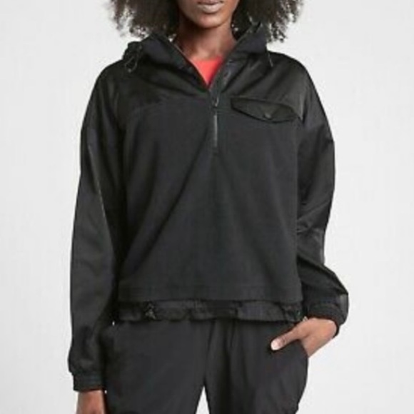 Athleta Zion Microfleece Black Pullover Hoodie - Picture 13 of 13